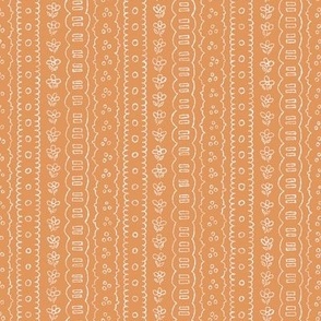 Small scale faux Passementarie broderie anglaise ribbons with eyelets for sweet patchwork and craft projects, pet accessories,  bed linen, table cloths, kids apparel, baby clothes, regency style pastoral clothes in warm zesty mustard orange