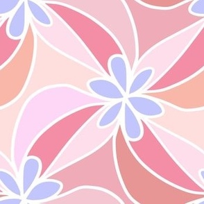 y2k flower swirl pink