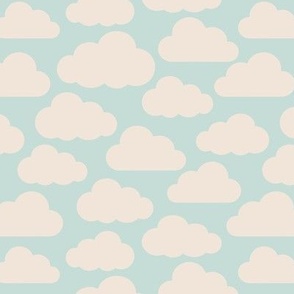 Clouds on mint