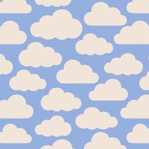 Clouds on blue 