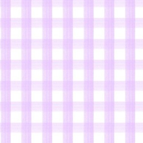 Watercolor Gingham — Lilac