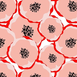 Serene Poppy Blossom Pattern