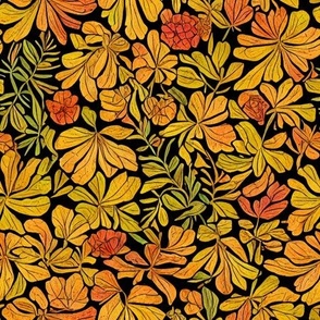 Ditsy Yellow Floral