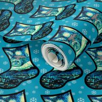 Christmas Stocking - Starry Night Space Ship DIY Easy Cut and Sew Sewing Project