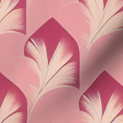 Deco Pink Feathers
