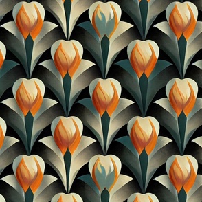 Deco Tulip Pattern