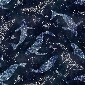 Whale constellations lighter large (cutom request)