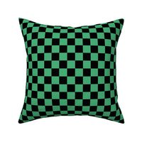 Demon Killer Anime Manga  Green and Black Checkered