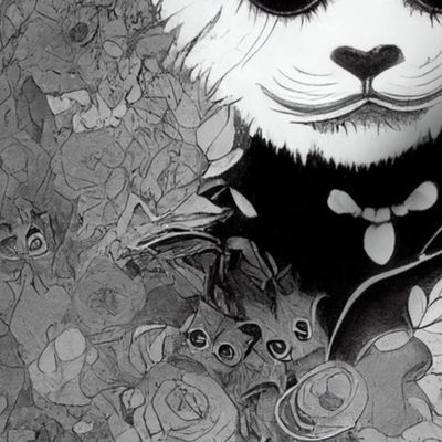 Louis Wain Panda