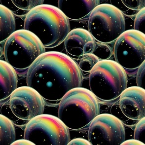 Rainbow Bubble Pattern