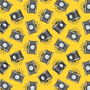 (small scale) Cameras - retro camera - photography - yellow - LAD23