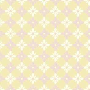 buttery gingham flowers