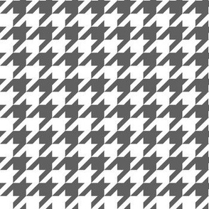Houndstooth gray and white minimalist pattern