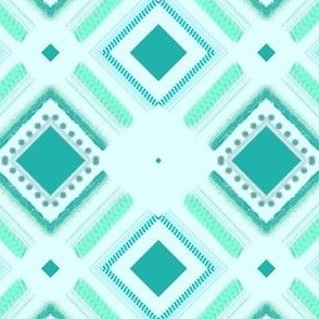 Corded Trim Sampler in Cyan