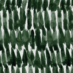 STAND UP Abstract Brush Stroke Emerald