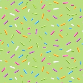 Birthday Sprinkles, Cup Cake Sprinkles, Cake Sprinkles, Birthday, Light Green Birthday Cake