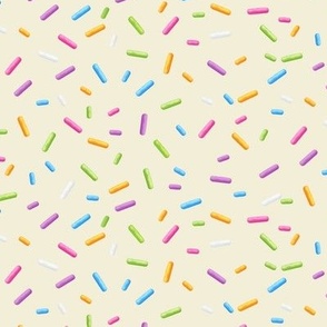 Birthday Sprinkles, Cup Cake Sprinkles, Cake Sprinkles, Birthday, Light Yellow Birthday Cake
