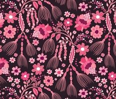 Silk Tassels Floral in Pink