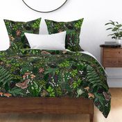 48" // x-large // Forest Foray // duvet, bedding, large scale, nature, botanical, floral