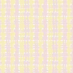 Pink and Yellow Plaid Small Scale