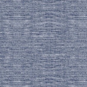 Denim Grasscloth  - Navy and White Wallpaper
