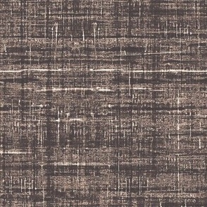 Rough Grasscloth or Nubby Linen Texture in Darkroom Brown