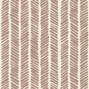 Hand Drawn Doodle Herringbone Stripes, Redend Point and Blank Canvas (Medium Scale)