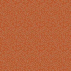 Boho Dino Polka - Rusty Red - Standard 6x6