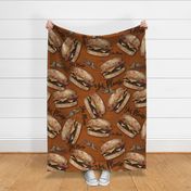 Yes, Please - Cheeseburgers And Mustaches - Copper Edition - X Large Scale 