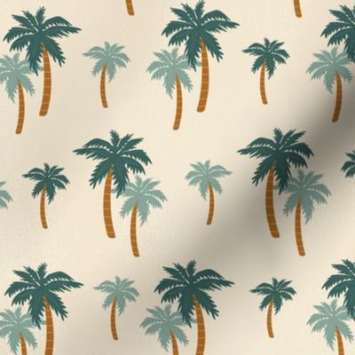 Palm Trees - Natural - Large 10.5x10.5
