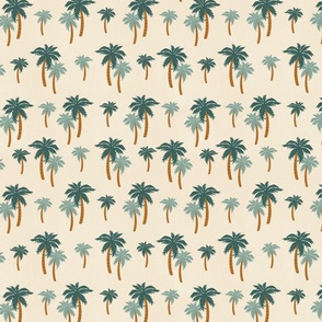 Palm Trees - Natural - Large 10.5x10.5