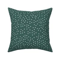 Boho Dino Polka - Emerald - Large 10.5x10.5