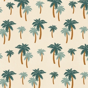 Palm Trees - Natural - Jumbo 19x19