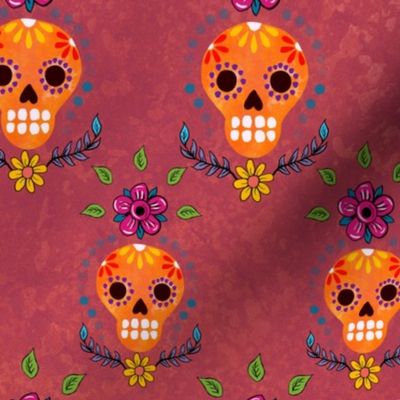 Floral Mexican Sugar Skull