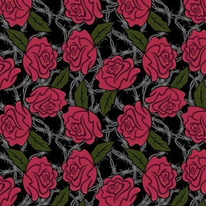 Roses - The Barbed Rose (medium print)