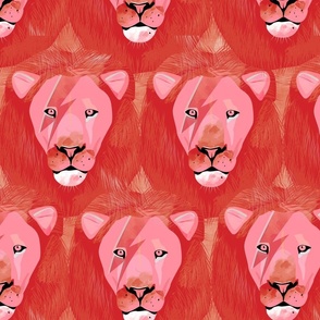 Dopamine Lions faces red