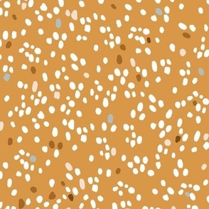 abstract dots - yellow