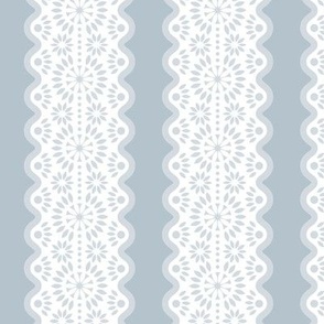 Light blue summer lace