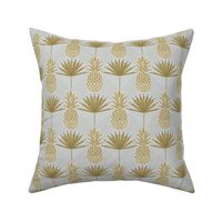 Boho Tropical Palm Pineapple_light blue-SM