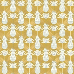 Boho Tropical Palm Pineapple_Chartreuse-02