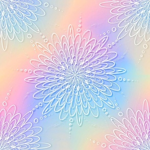 Holographic lace Passementerie. Holo rainbow pasmanterie. 90s vibe.