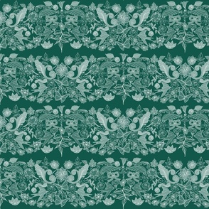 Botanic Garden Lace Trim (small scale evergreen)