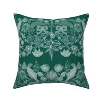 Botanic Garden Lace Trim (evergreen)