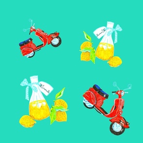 Italy Vespa Limoncello