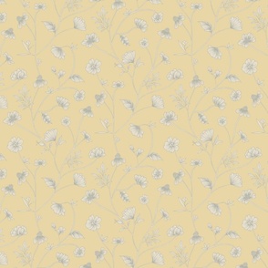 Petite Florals - Soft Yellow