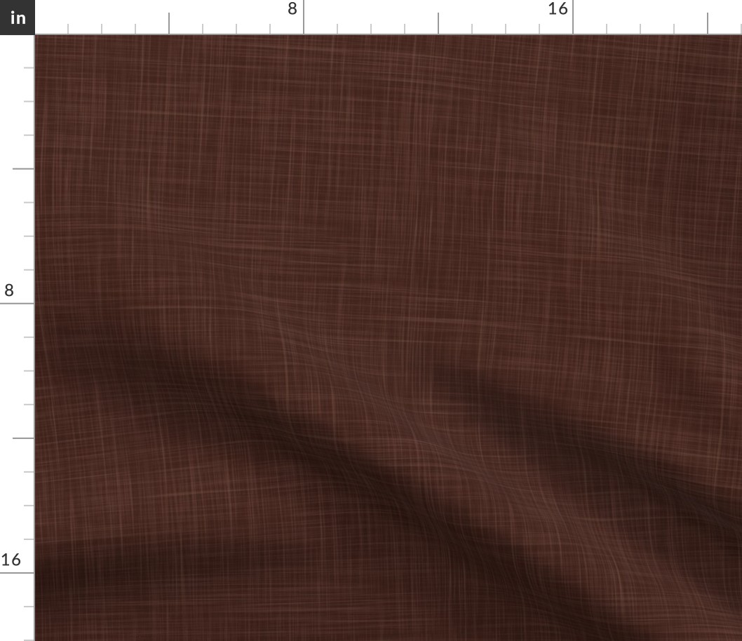 linen solid chocolate brown cabincore  