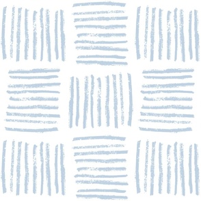 checkerboard fog - boho geometric dash - hand-drawn fog dash on white - blue coastal wallpaper and fabric