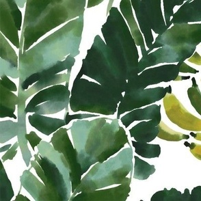BANANA BELIEFS Tropical Banana Leaf Muted