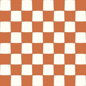 Checkerboard boho brown by Jac Slade