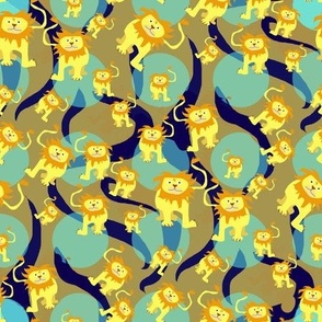 Cute Lion Pattern